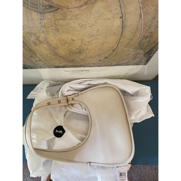 NWT Coach Cashin Carry Crescent Shoulder Bag Limited Edition Legacy Chalk - Picture 6 of 10